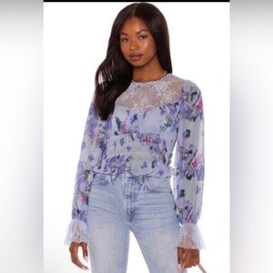 NWT Free People Daphne Blouse